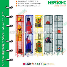 Cheap Steel Wire Mesh Wardrobe Lockers